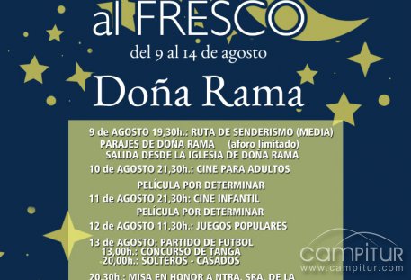 “Noches diferentes al fresco” en Doña Rama 