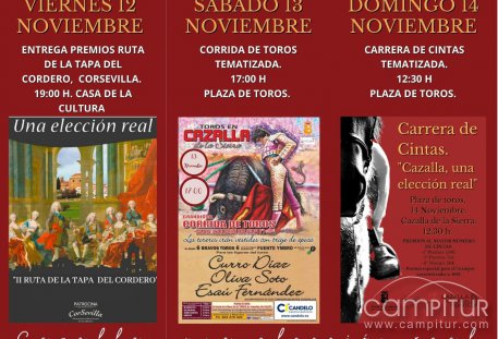 Eventos para el fin de semana en Cazalla de la Sierra 