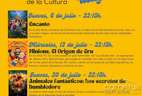 Programación Cine de Verano en Usagre 