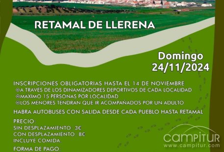 I Ruta Senderista de la Mancomunidad de Aguas y Servicios de la Comarca de Llerena