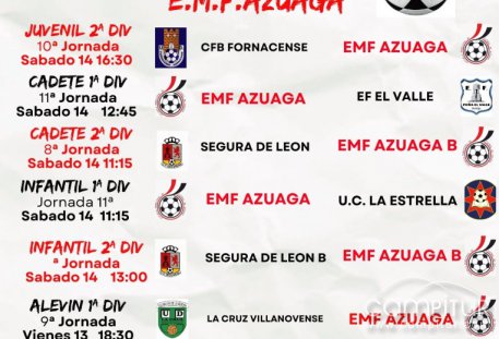 Fin de semana deportivo en Azuaga: Baloncesto y fútbol para disfrutar en equipo