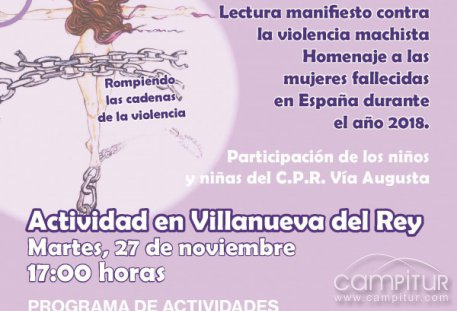 Día Internacional de la Eliminación de la Violencia contra la Mujer en Villaharta 